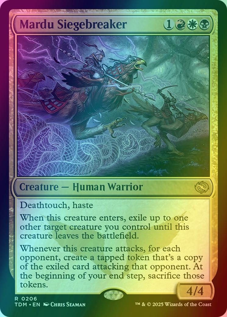Mardu Siegebreaker [206] [Tarkir: Dragonstorm] [Foil]
