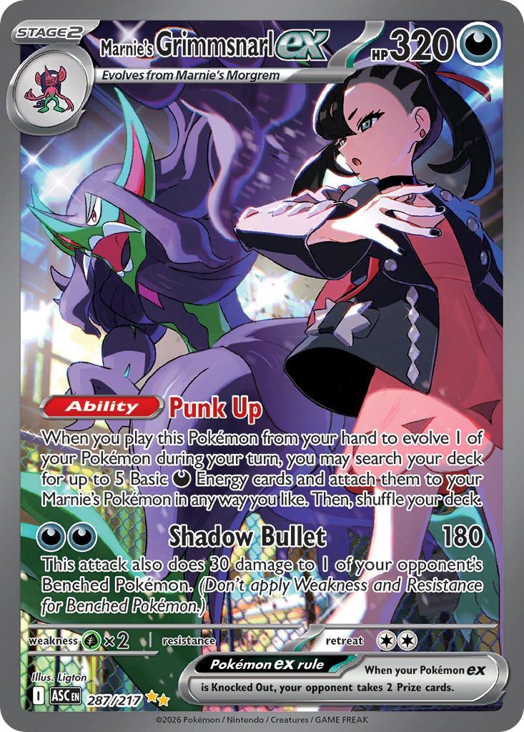 Marnie's Grimmsnarl ex - 287/217 - Special Illustration Rare [me025-287] [Ultra]
