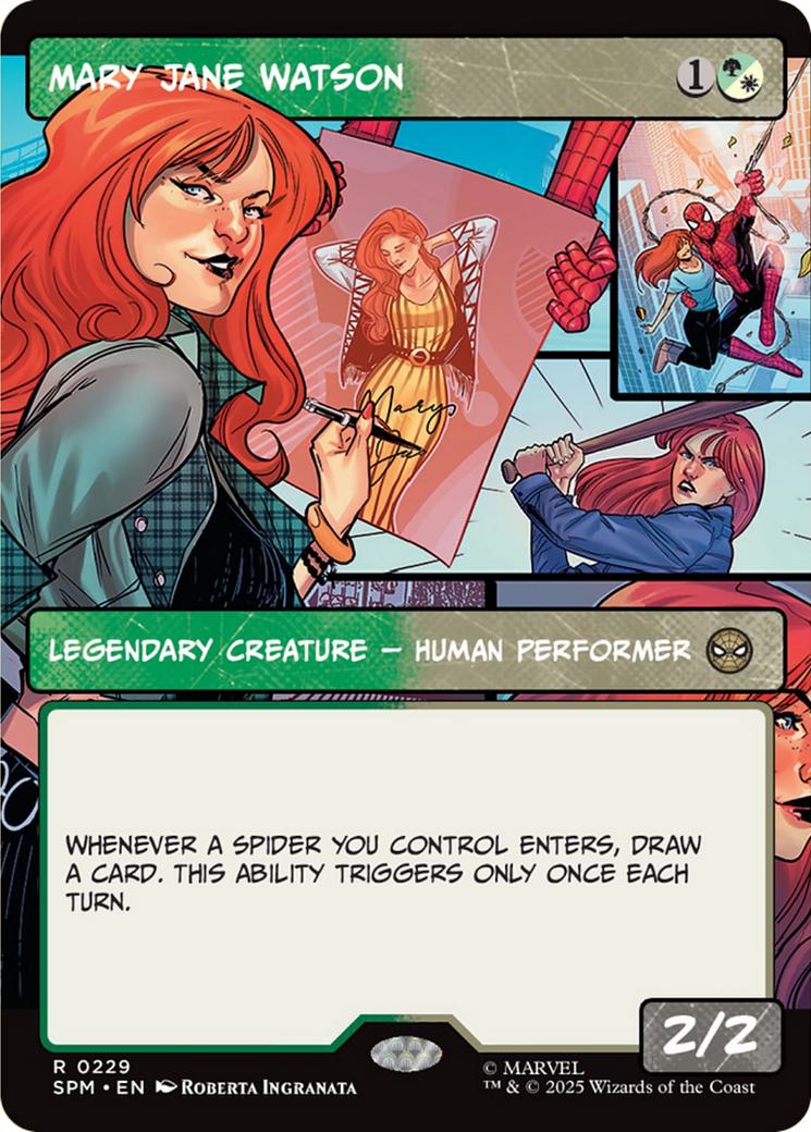 Mary Jane Watson [229] [Borderless] [Panel] [Marvel's Spider-Man] [Non-Foil]