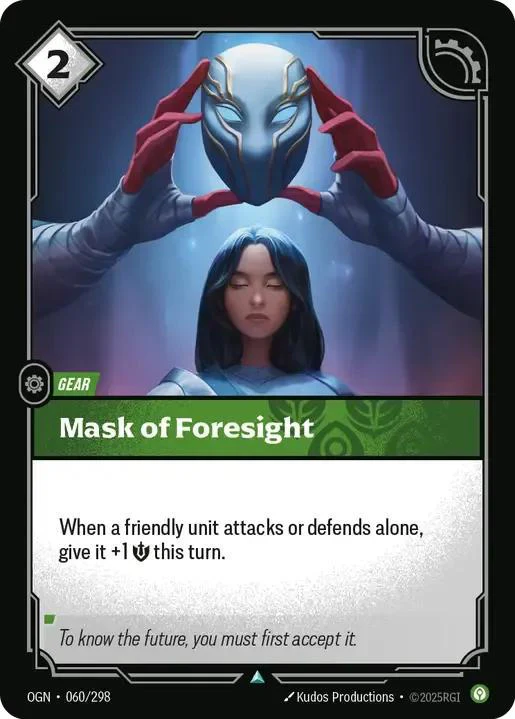 Mask of Foresight - 060/298 [Origins] [Non-Foil]