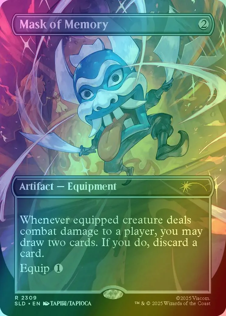 Mask of Memory [2309] [Borderless] [The Ember Island Players] [Secret Lair Drop] [Foil]