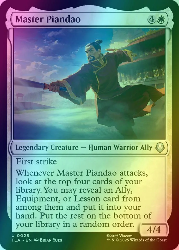 Master Piandao [28] [Avatar: The Last Airbender] [Foil]