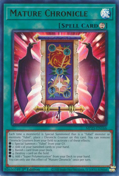 Mature Chronicle - MP25-EN166 - Ultra Rare - 1st Edition