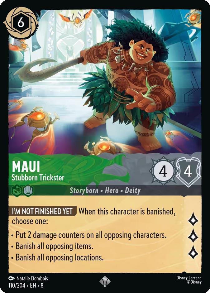 Maui - Stubborn Trickster - 110/204 [Reign of Jafar] [Non-Foil]