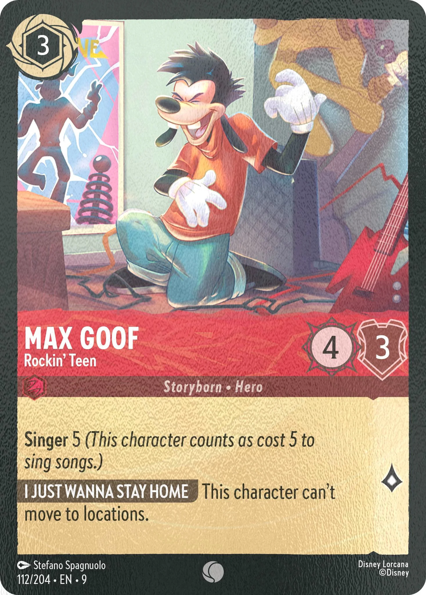 Max Goof - Rockin' Teen - 112/204 [Fabled] [Cold Foil]