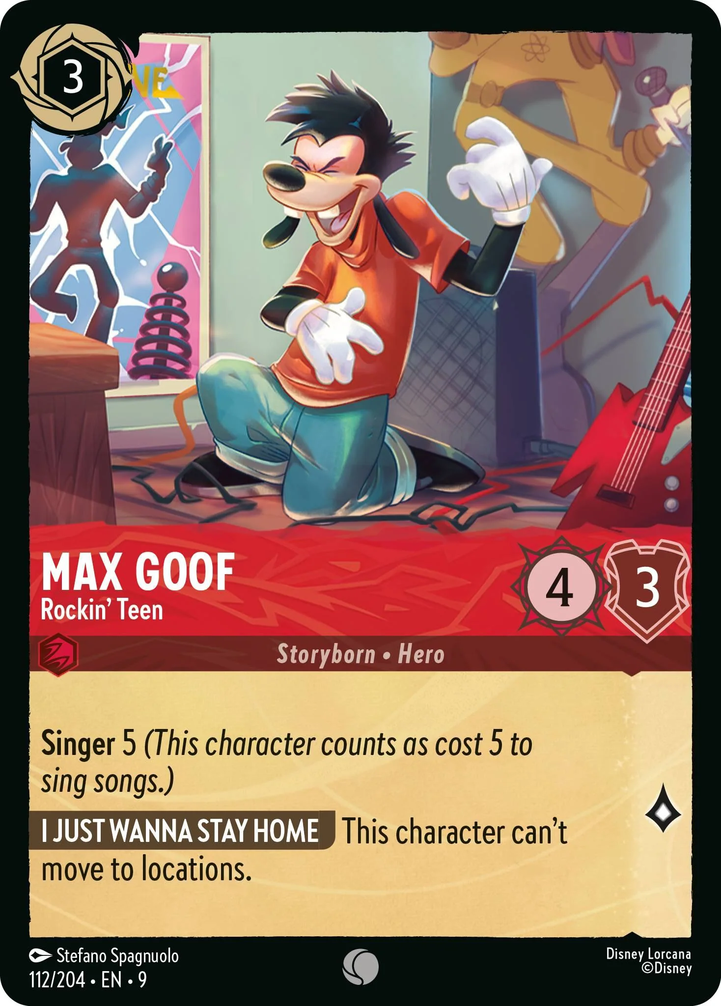 Max Goof - Rockin' Teen - 112/204 [Fabled] [Non-Foil]