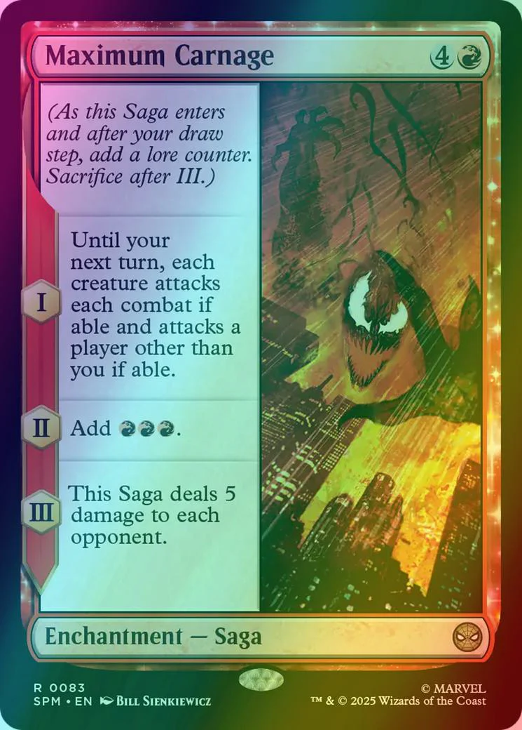 Maximum Carnage [83] [Marvel's Spider-Man] [Foil]