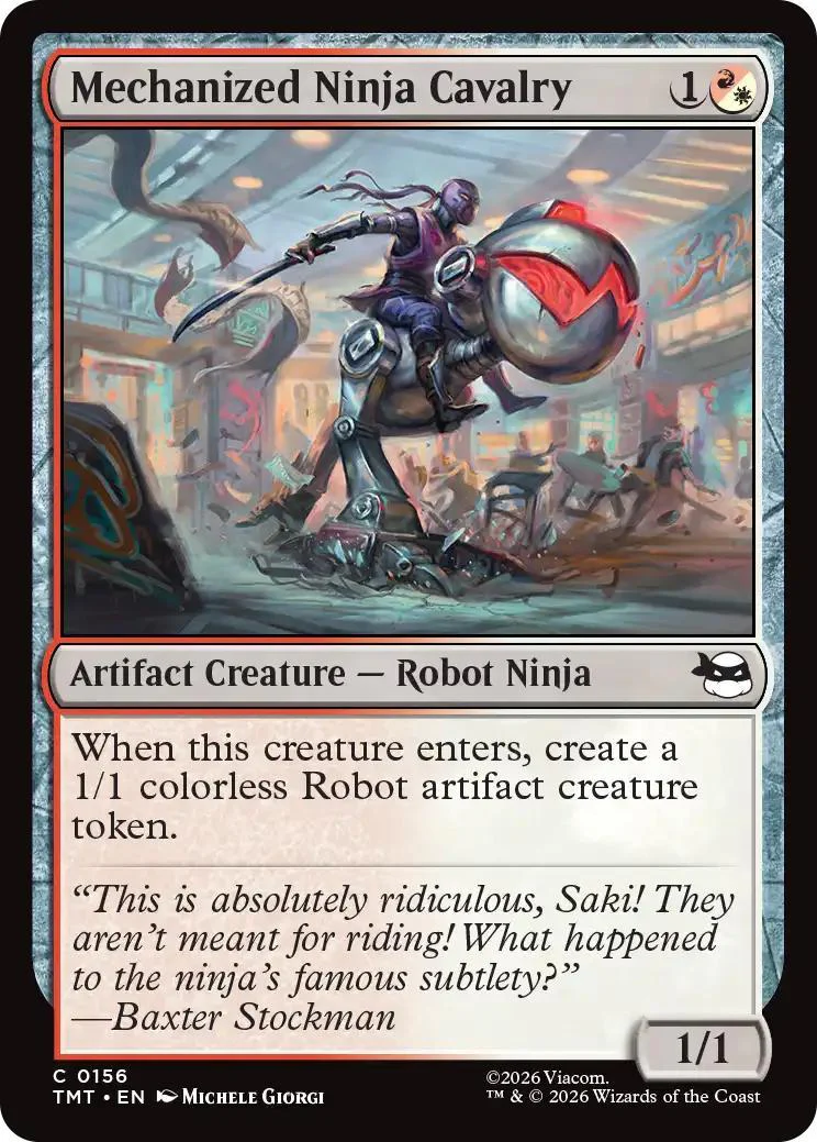 Mechanized Ninja Cavalry [156] [Teenage Mutant Ninja Turtles] [Non-Foil]