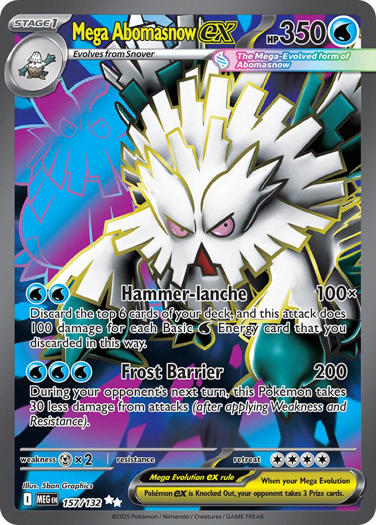 Mega Abomasnow ex - 157/132 - Ultra Rare [me01-157] [Ultra]