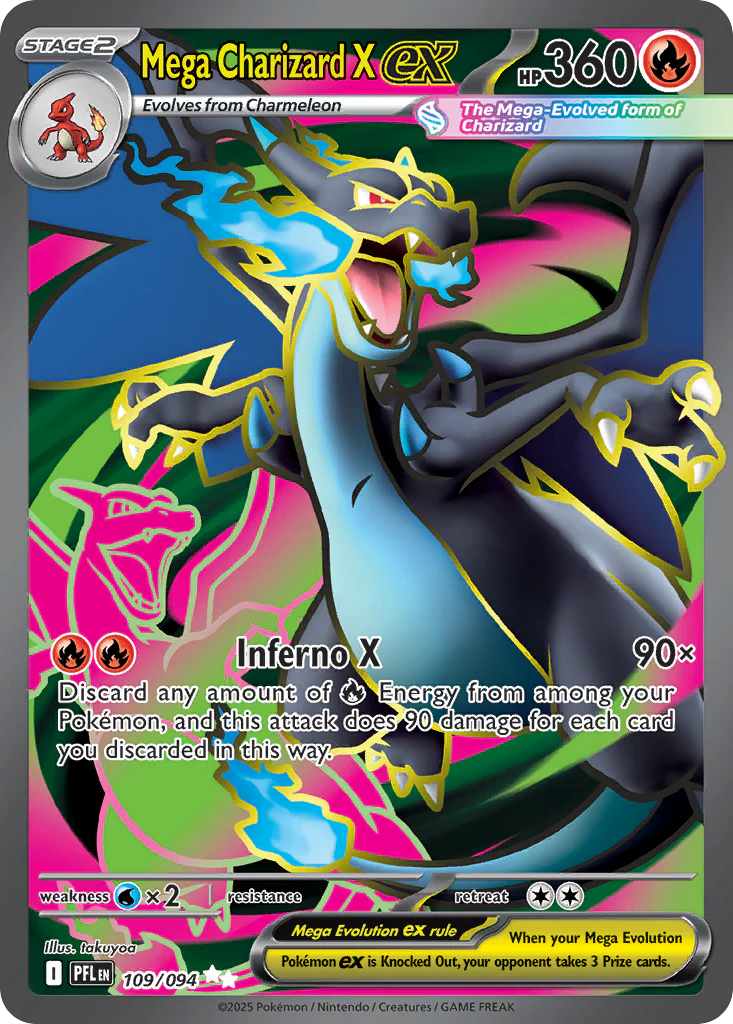 Mega Charizard X ex - 109/094 - Ultra Rare [me02-109] [Ultra]