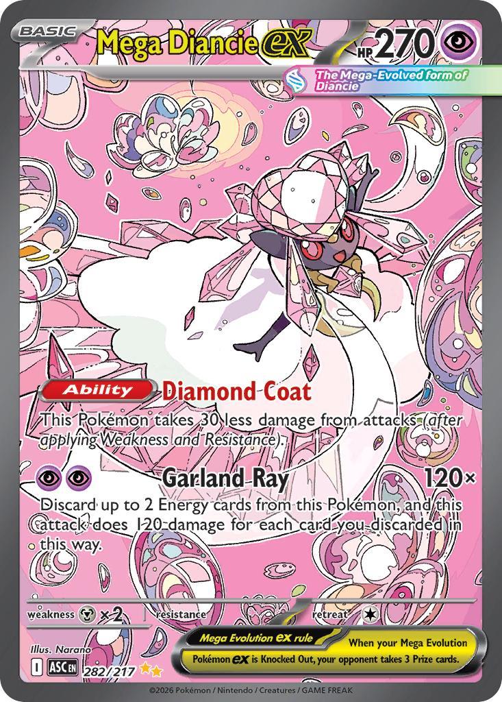 Mega Diancie ex - 282/217 - Special Illustration Rare [me025-282] [Ultra]