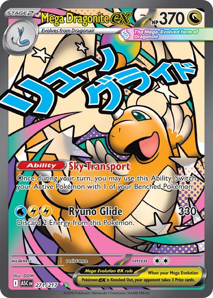 Mega Dragonite ex - 271/217 - Mega Attack Rare [me025-271] [Ultra]