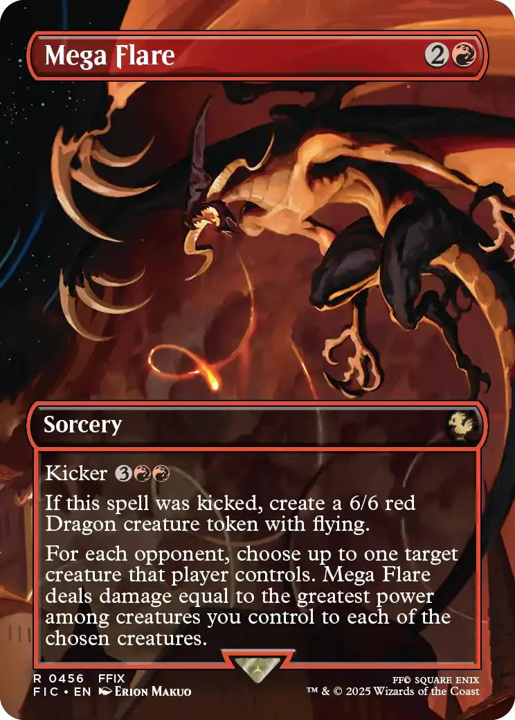Mega Flare [456] [Borderless] [Scene] [FINAL FANTASY: Commander] [Non-Foil]