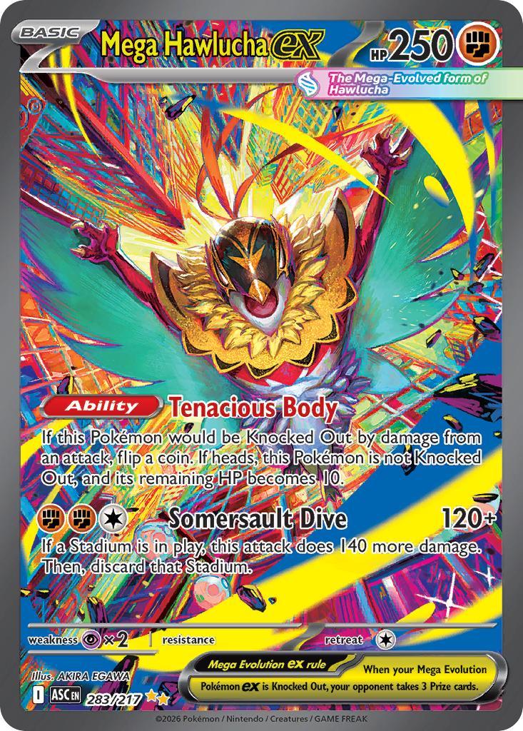 Mega Hawlucha ex - 283/217 - Special Illustration Rare [me025-283] [Ultra]