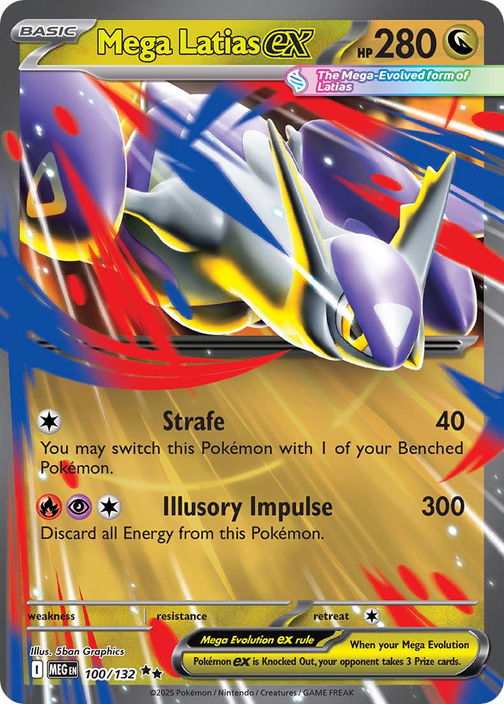 Mega Latias ex - 100/132 - Double Rare [me01-100] [Ultra]