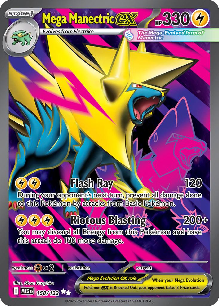 Mega Manectric ex - 158/132 - Ultra Rare [me01-158] [Ultra]