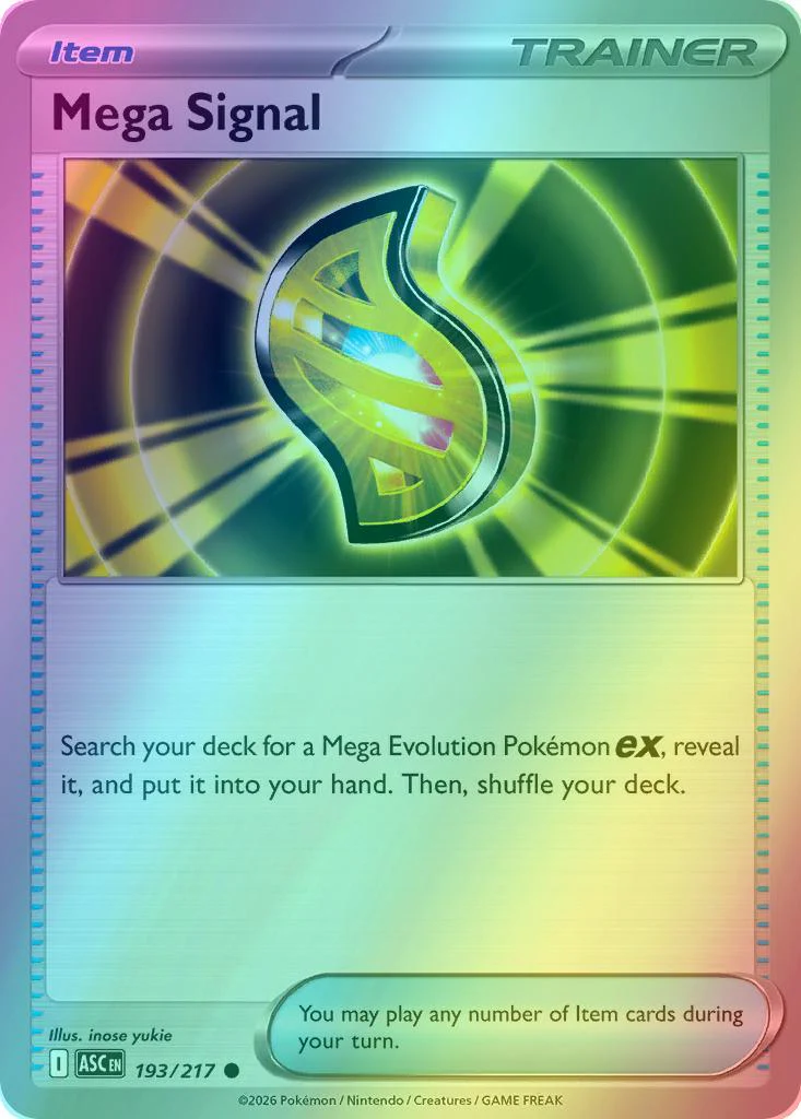 Mega Signal - 193/217 - Common [me025-193] [Reverse Holo]