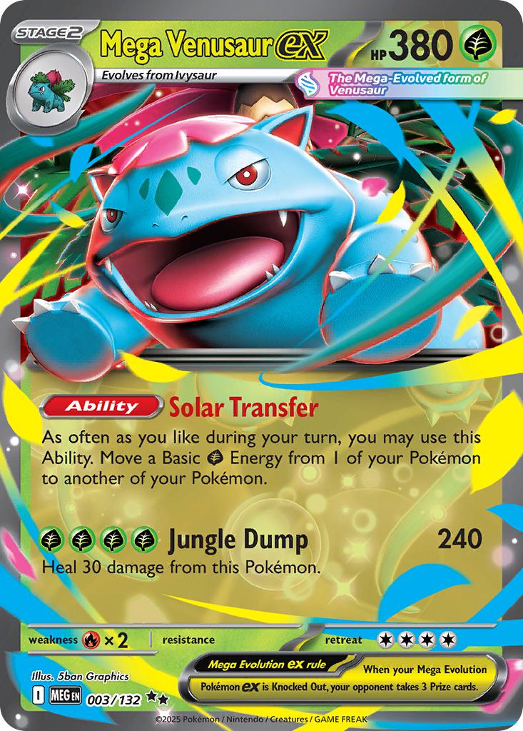 Mega Venusaur ex - 003/132 - Double Rare [me01-003] [Ultra]
