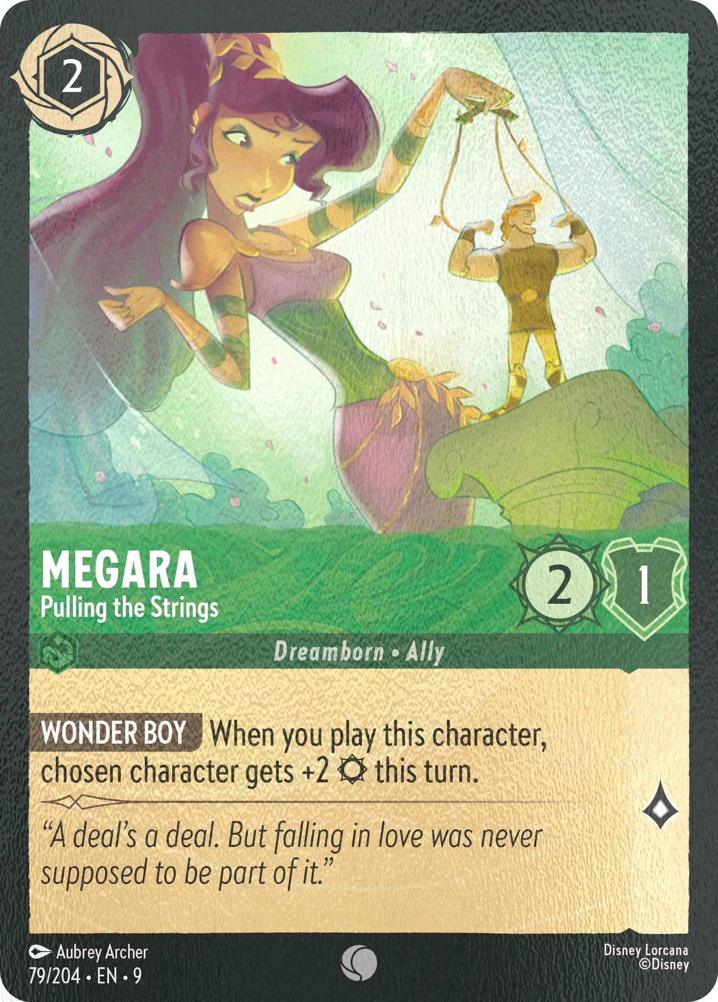 Megara - Pulling the Strings - 79/204 [Fabled] [Cold Foil]