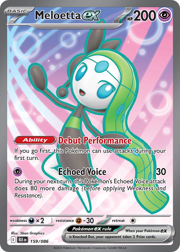 Meloetta ex - 159/086 - Ultra Rare [sv105b-159] [Ultra]