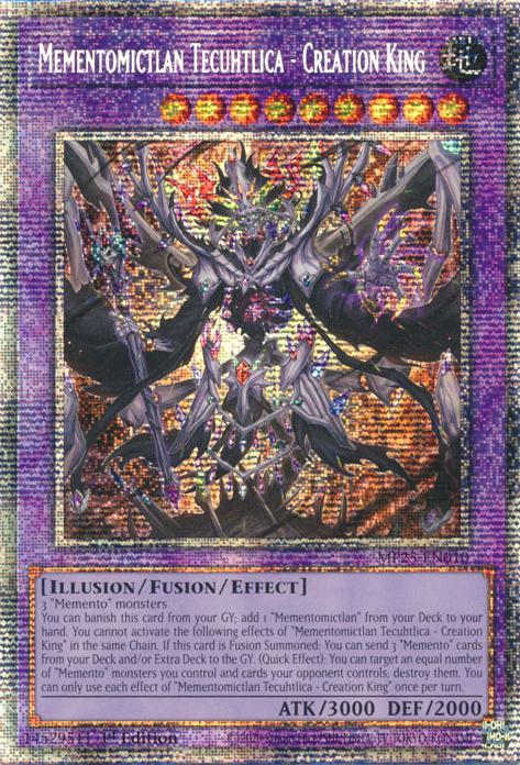 Mementomictlan Tecuhtlica - Creation King - MP25-EN010 - Starlight Rare - 1st Edition