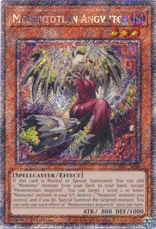 Mementotlan Angwitch - RA04-EN048 - Platinum Secret Rare - 1st Edition