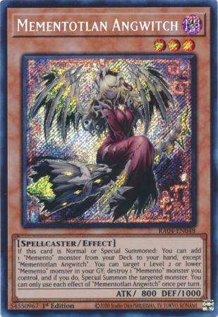 Mementotlan Angwitch - RA04-EN048 - Secret Rare - 1st Edition