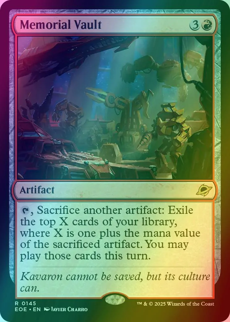 Memorial Vault [145] [Edge of Eternities] [Foil]