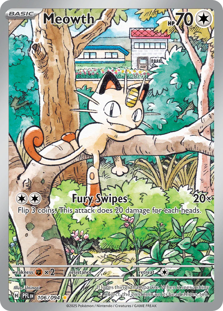 Meowth - 106/094 - Illustration Rare [me02-106] [Ultra]