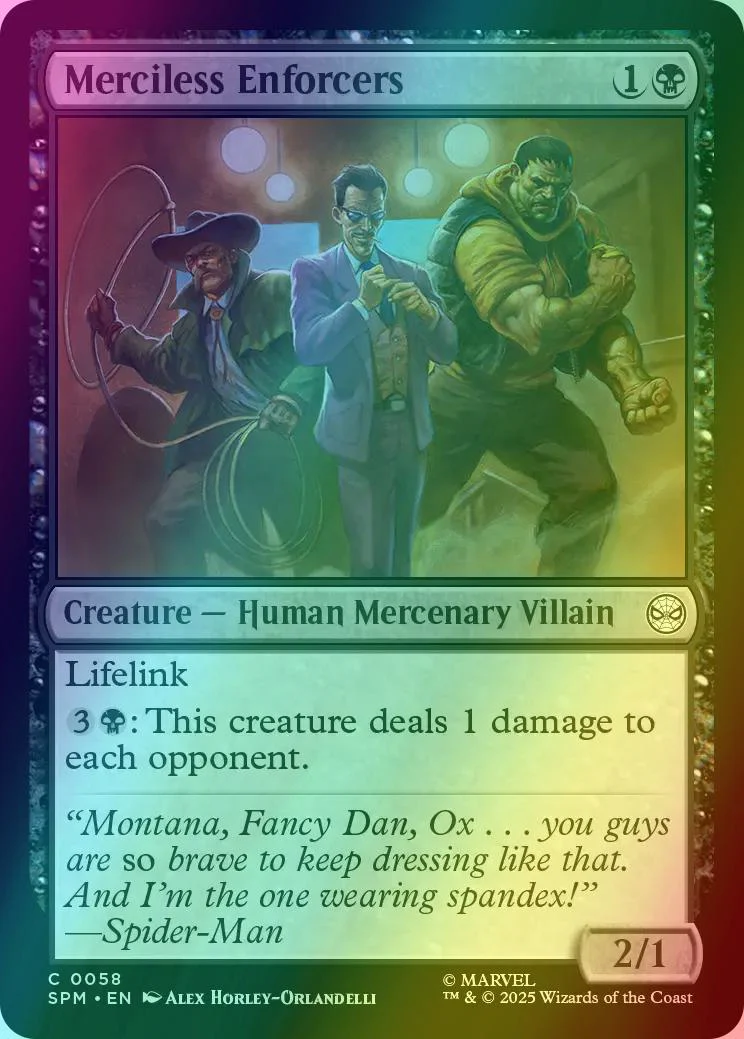 Merciless Enforcers [58] [Marvel's Spider-Man] [Foil]