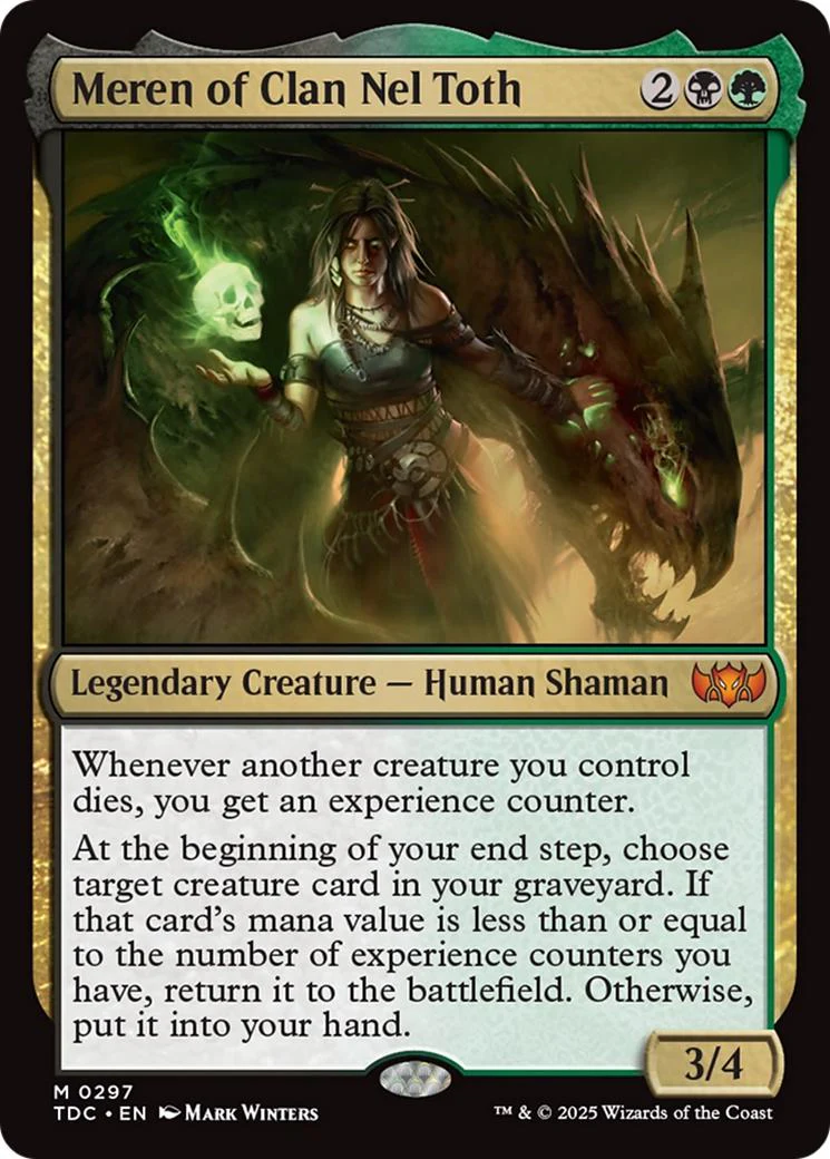 Meren of Clan Nel Toth [297] [Tarkir: Dragonstorm: Commander] [Non-Foil]