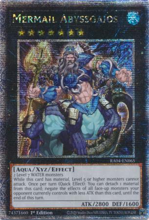 Mermail Abyssgaios - RA04-EN065 - Quarter Century Secret Rare - 1st Edition