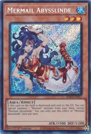 Mermail Abysslinde - RA04-EN011 - Secret Rare - 1st Edition