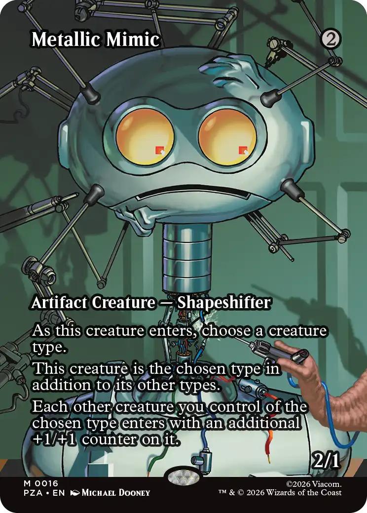 Metallic Mimic [16] [Borderless] [Teenage Mutant Ninja Turtles Source Material] [Non-Foil]