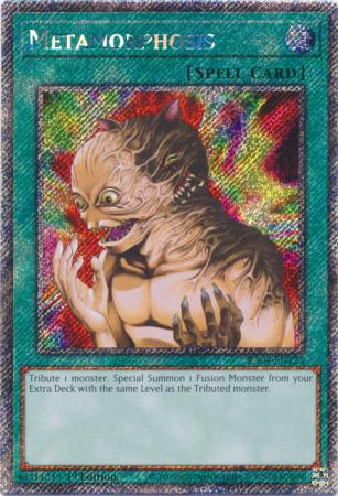 Metamorphosis - RA04-EN123 - Platinum Secret Rare - 1st Edition