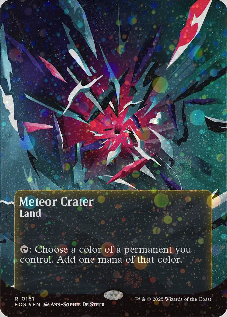 Meteor Crater [161] [Borderless] [Poster] [Edge of Eternities: Stellar Sights] [Galaxy Foil]