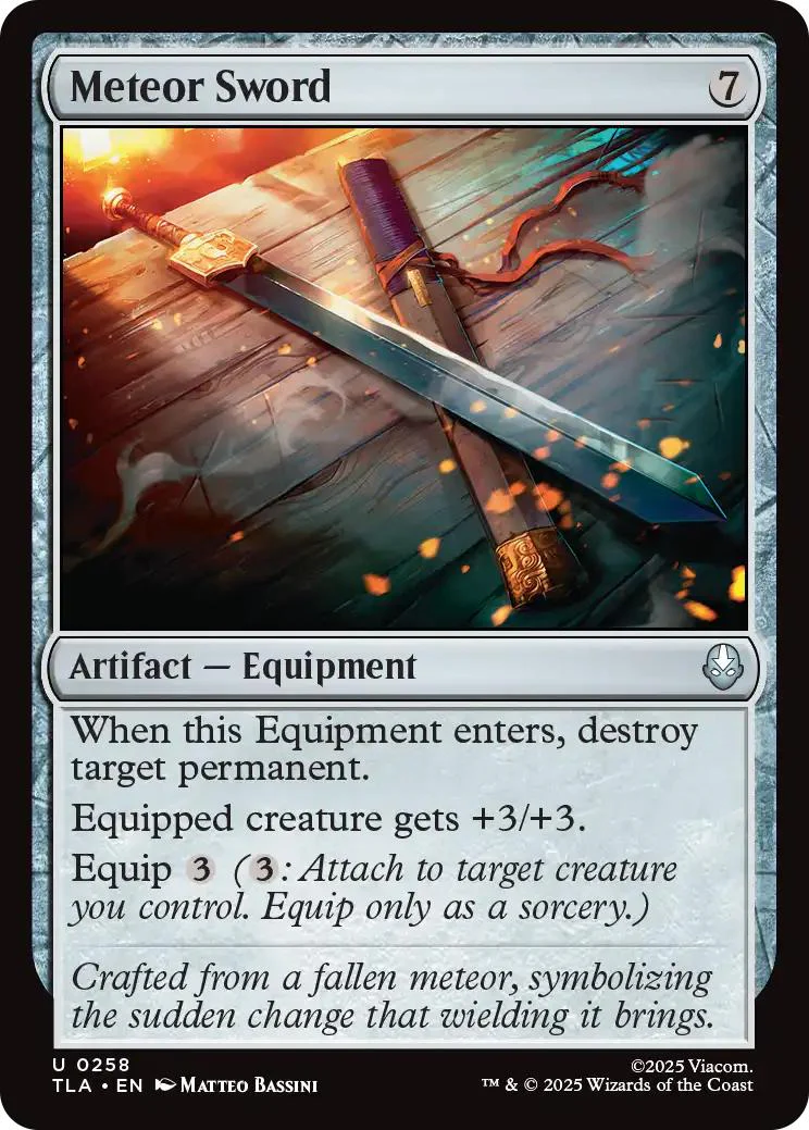 Meteor Sword [258] [Avatar: The Last Airbender] [Non-Foil]