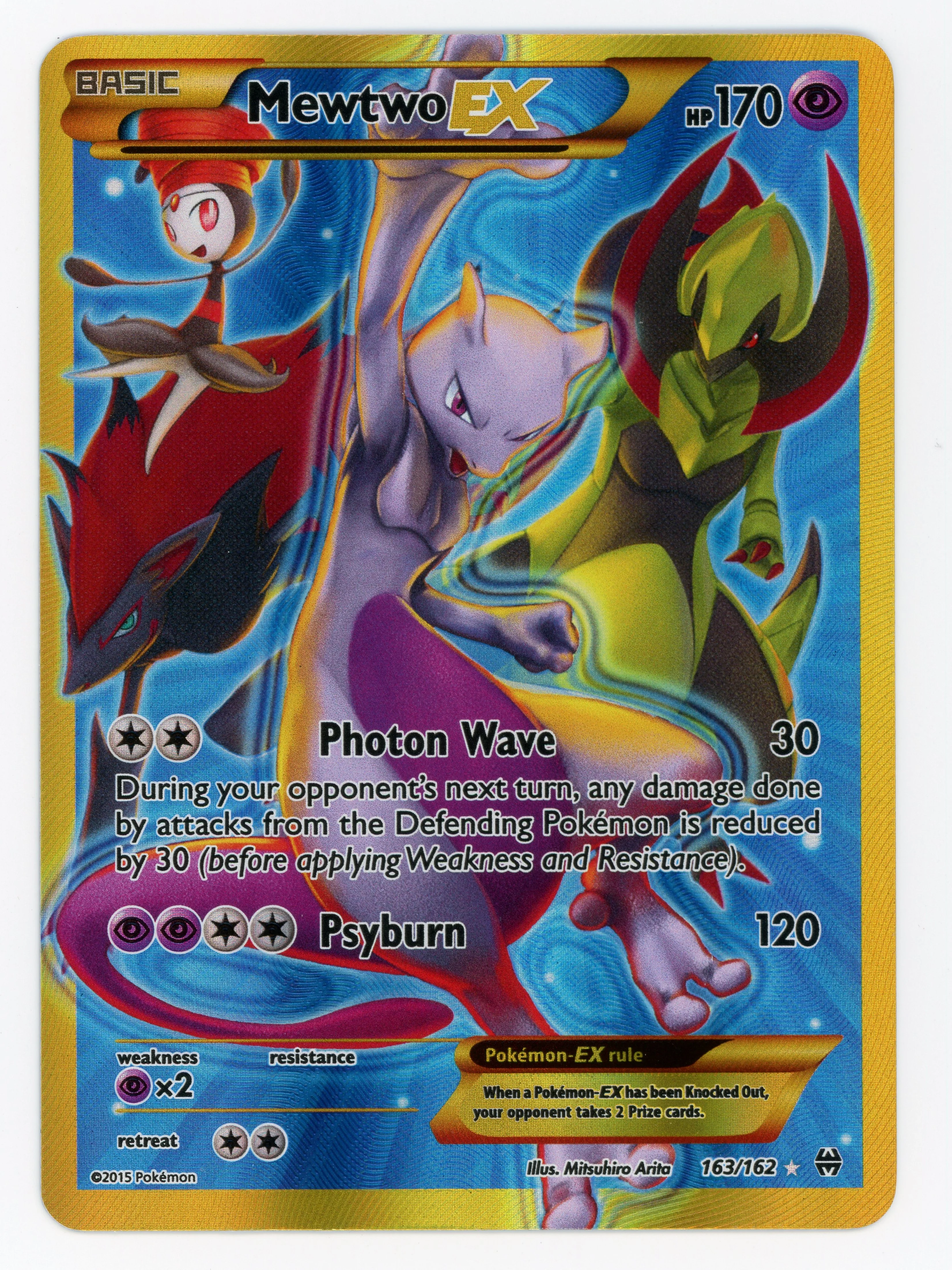 Mewtwo-EX - 163/162 - Rare Secret - Secret Rare - Scan 14192