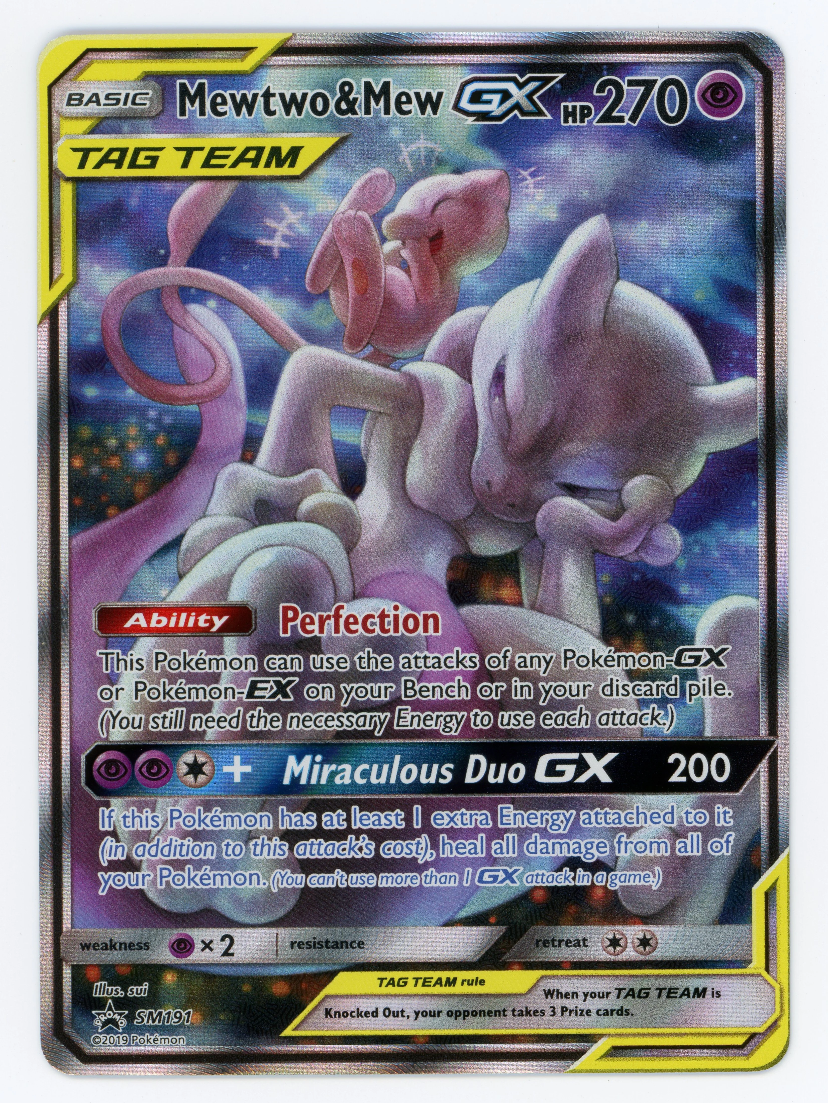 Mewtwo & Mew-GX - SM191 - Promo - Ultra Rare - Scan 14544