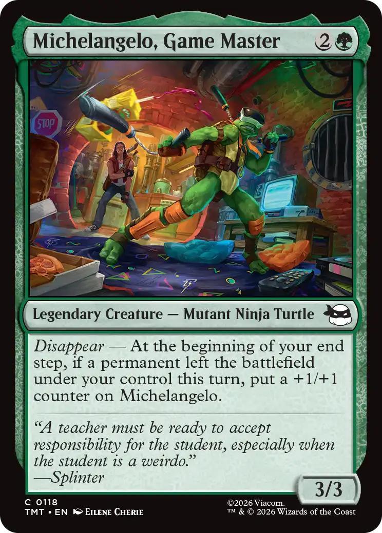Michelangelo, Game Master [118] [Teenage Mutant Ninja Turtles] [Non-Foil]