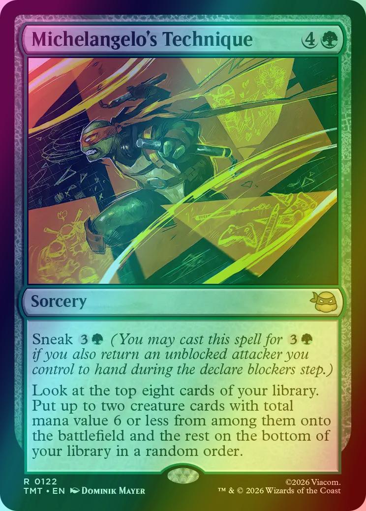 Michelangelo's Technique [122] [Teenage Mutant Ninja Turtles] [Foil]