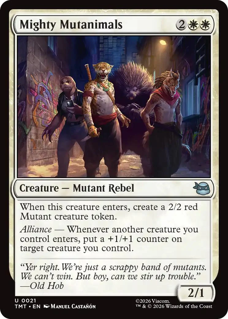 Mighty Mutanimals [21] [Teenage Mutant Ninja Turtles] [Non-Foil]