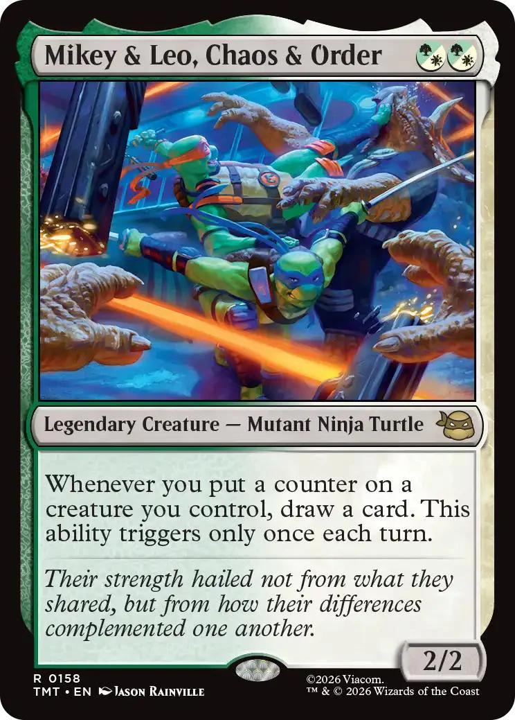 Mikey & Leo, Chaos & Order [158] [Teenage Mutant Ninja Turtles] [Non-Foil]