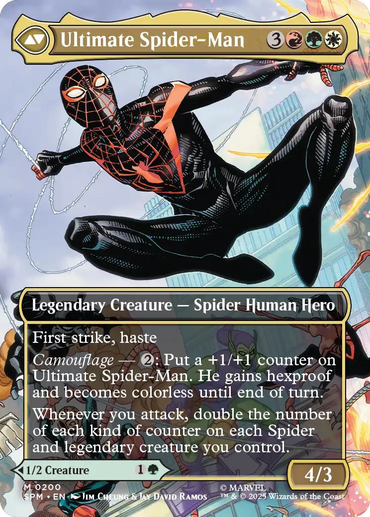 Miles Morales // Ultimate Spider-Man [200] [Borderless] [Scene] [Marvel's Spider-Man] [Non-Foil] - Image 2