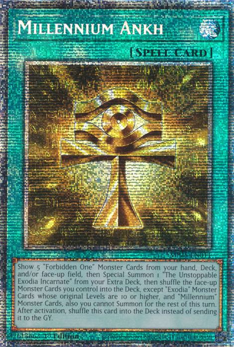 Millennium Ankh - MP25-EN011 - Starlight Rare - 1st Edition