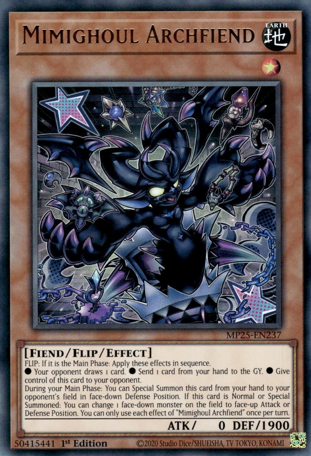 Mimighoul Archfiend - MP25-EN237 - Ultra Rare - 1st Edition