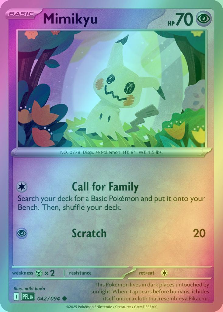 Mimikyu - 042/094 - Common [me02-042] [Reverse Holo]