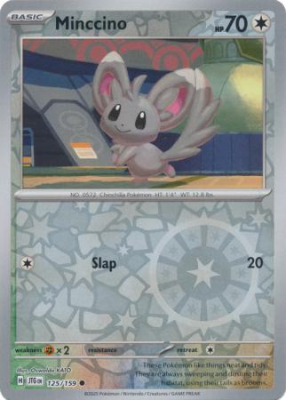 Minccino - 125/159 - Common [sv09-125] [Reverse Holo]