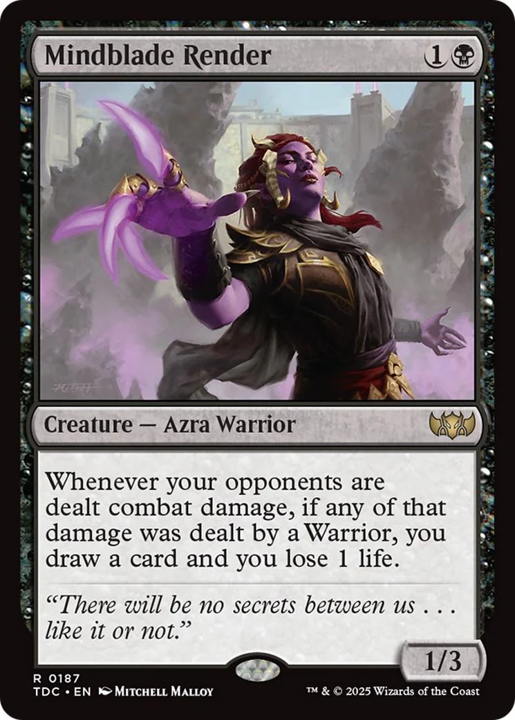 Mindblade Render [187] [Tarkir: Dragonstorm: Commander] [Non-Foil]