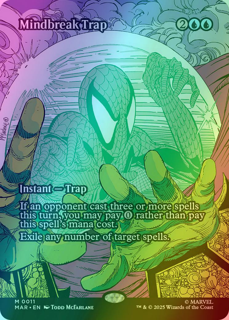 Mindbreak Trap [11] [Borderless] [Source Material] [Marvel Universe] [Foil]